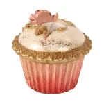 kandelaar cake 7,5 cm roze